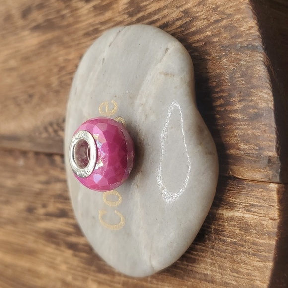 Barbie pink sterling silver 925‎ charm gloss - Picture 1 of 2